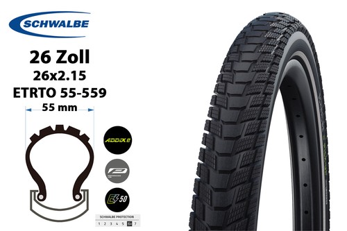 Zoll schwalbe pick up - 26,